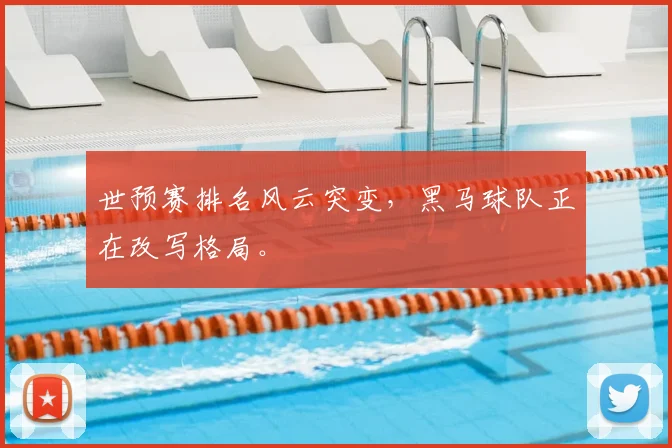 世预赛排名风云突变，黑马球队正在改写格局。